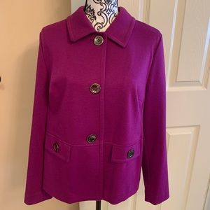 Women’s purple dress jacket. Size L